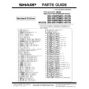 Sharp MX-3500N, MX-3501N, MX-4500N, MX-4501N (serv.man13) Service Manual / Parts Guide