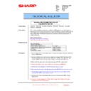 Sharp MX-3500N, MX-3501N, MX-4500N, MX-4501N (serv.man133) Service Manual / Technical Bulletin