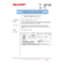 Sharp MX-3500N, MX-3501N, MX-4500N, MX-4501N (serv.man146) Service Manual / Technical Bulletin