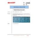 Sharp MX-3500N, MX-3501N, MX-4500N, MX-4501N (serv.man149) Service Manual / Technical Bulletin