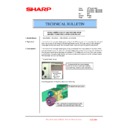 Sharp MX-3500N, MX-3501N, MX-4500N, MX-4501N (serv.man96) Service Manual / Technical Bulletin