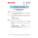 Sharp MX-4100N, MX-4101N, MX-5000N, MX-5001N (serv.man133) Service Manual / Technical Bulletin