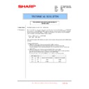 Sharp MX-4100N, MX-4101N, MX-5000N, MX-5001N (serv.man141) Service Manual / Technical Bulletin