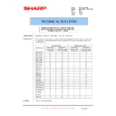 Sharp MX-4100N, MX-4101N, MX-5000N, MX-5001N (serv.man145) Service Manual / Technical Bulletin