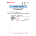 Sharp MX-4100N, MX-4101N, MX-5000N, MX-5001N (serv.man162) Service Manual / Technical Bulletin