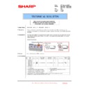 Sharp MX-4100N, MX-4101N, MX-5000N, MX-5001N (serv.man168) Service Manual / Technical Bulletin