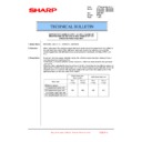 Sharp MX-4100N, MX-4101N, MX-5000N, MX-5001N (serv.man87) Service Manual / Technical Bulletin
