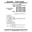 Sharp MX-4140N, MX-4141N, MX-5140N, MX-5141N (serv.man10) Service Manual / Parts Guide