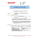 Sharp MX-5500N, MX-6200N, MX-7000N (serv.man121) Service Manual / Technical Bulletin