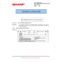 Sharp MX-5500N, MX-6200N, MX-7000N (serv.man123) Service Manual / Technical Bulletin