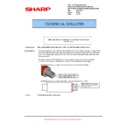 Sharp MX-5500N, MX-6200N, MX-7000N (serv.man135) Service Manual / Technical Bulletin