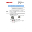 Sharp MX-5500N, MX-6200N, MX-7000N (serv.man136) Service Manual / Technical Bulletin