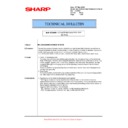 Sharp MX-5500N, MX-6200N, MX-7000N (serv.man142) Service Manual / Technical Bulletin