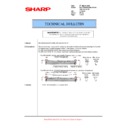Sharp MX-5500N, MX-6200N, MX-7000N (serv.man146) Service Manual / Technical Bulletin