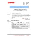 Sharp MX-5500N, MX-6200N, MX-7000N (serv.man153) Service Manual / Technical Bulletin