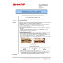 Sharp MX-5500N, MX-6200N, MX-7000N (serv.man194) Service Manual / Technical Bulletin