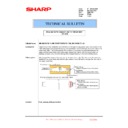 Sharp MX-6201N, MX-7001N (serv.man123) Service Manual / Technical Bulletin