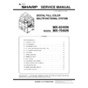 Sharp MX-6240N, MX-7040N (serv.man18) Service Manual