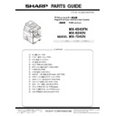 Sharp MX-6240N, MX-7040N (serv.man36) Service Manual / Parts Guide