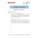 Sharp MX-6500N, MX-7500N (serv.man120) Service Manual / Technical Bulletin
