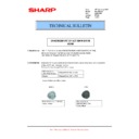 Sharp MX-6500N, MX-7500N (serv.man81) Service Manual / Technical Bulletin