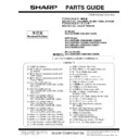 Sharp MX-C250, MX-C250E, MX-C250F, MX-C250FE, MX-C250FR, MX-C300F, MX-C300W, MX-C300WE, MX-C300A, MX-C300WR (serv.man10) Service Manual / Parts Guide