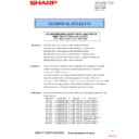 Sharp MX-DE15, MX-16 (serv.man10) Service Manual / Technical Bulletin