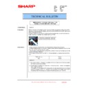 Sharp MX-FNX1 (serv.man23) Service Manual / Technical Bulletin