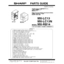 Sharp MX-LC13 (serv.man23) Service Manual / Parts Guide