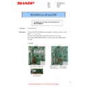 Sharp MX-M266N, MX-M316N, MX-M356N (serv.man134) Service Manual / Technical Bulletin