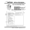 Sharp MX-M266N, MX-M316N, MX-M356N (serv.man5) Service Manual