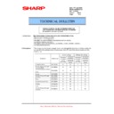 Sharp MX-M350N, MX-M350U, MX-M450N, MX-M450U (serv.man41) Service Manual / Technical Bulletin