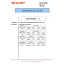 Sharp MX-M350N, MX-M350U, MX-M450N, MX-M450U (serv.man52) Service Manual / Technical Bulletin