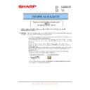 Sharp MX-M363N, MX-M363U, MX-M503N, MX-M503U (serv.man120) Service Manual / Technical Bulletin