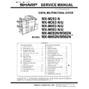 Sharp MX-M363N, MX-M363U, MX-M503N, MX-M503U (serv.man17) Service Manual