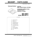 Sharp MX-M363N, MX-M363U, MX-M503N, MX-M503U (serv.man22) Service Manual / Parts Guide