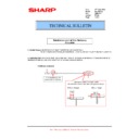Sharp MX-M550U, MX-M620U (serv.man26) Service Manual / Technical Bulletin
