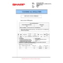 Sharp MX-M550U, MX-M620U (serv.man50) Service Manual / Technical Bulletin