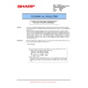 Sharp MX-M550U, MX-M620U (serv.man52) Service Manual / Technical Bulletin