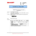Sharp MX-M623U, MX-M753U (serv.man42) Service Manual / Technical Bulletin