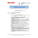 Sharp MX-M623U, MX-M753U (serv.man43) Service Manual / Technical Bulletin