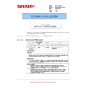 Sharp MX-M623U, MX-M753U (serv.man61) Service Manual / Technical Bulletin