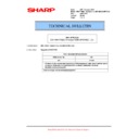 Sharp MX-M623U, MX-M753U (serv.man66) Service Manual / Technical Bulletin