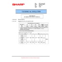 Sharp MX-M623U, MX-M753U (serv.man67) Service Manual / Technical Bulletin