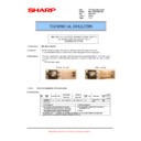Sharp MX-M623U, MX-M753U (serv.man72) Service Manual / Technical Bulletin