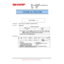 Sharp MX-M623U, MX-M753U (serv.man79) Service Manual / Technical Bulletin