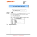 Sharp MX-M850 (serv.man98) Service Manual / Technical Bulletin