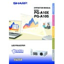 Sharp PG-A10X (serv.man28) User Manual / Operation Manual