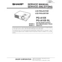 Sharp PG-A10X (serv.man3) Service Manual