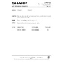Sharp XG-3900E (serv.man8) Service Manual / Technical Bulletin